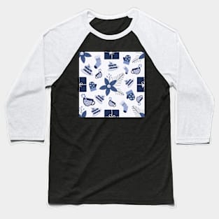 Winter time pattern 4 Baseball T-Shirt